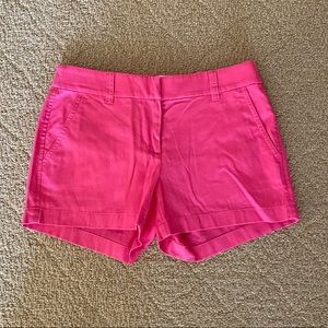 NWT J.Crew Hot Pink Shorts